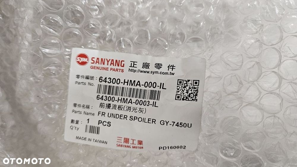 Osłona chłodnicy Sym GTS 125 250 EVO Jaoymax 300  64300-HMA-000-IL - 16