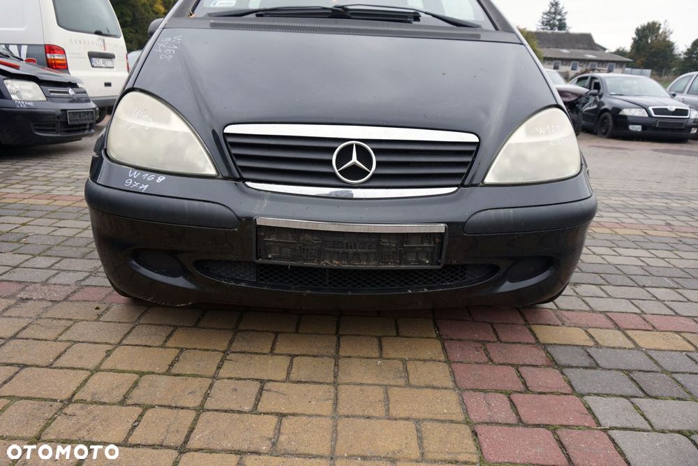 MASKA ZDERZAK BŁOTNIKI LAMPY A-KLASA W168 LIFT 971  MERCEDES 2001-2004 CZARNY PRZÓD KOMPLETNY - 17
