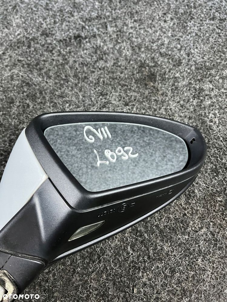 vw golf VII lusterko prawe składane 13 pin lakier-LB9Z - 12