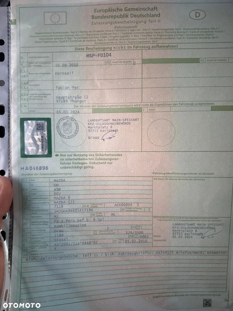 Mazda 6 Sport 2.2 CD DPF 90th Anniversary - 13