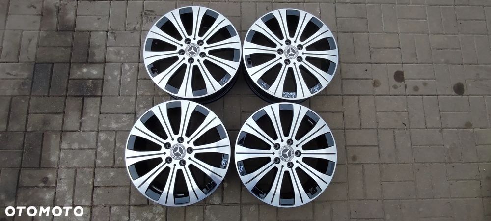 FELGI ALUMINIOWE 5x112 6.5Jx18 CALI ET 44,5 fi 66.6 A243401000 MERCEDES EQA EQB I INNE KOMPLET 4 SZTUKI - 1