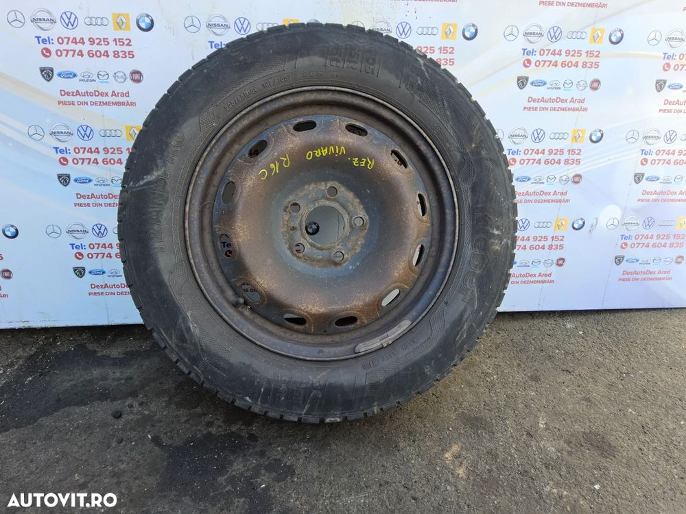 Roata rezerva Renault Trafic 2014-2020 Opel Vivaro Nissan nv300 Roata rezerva Trafic 3 r16c - 1