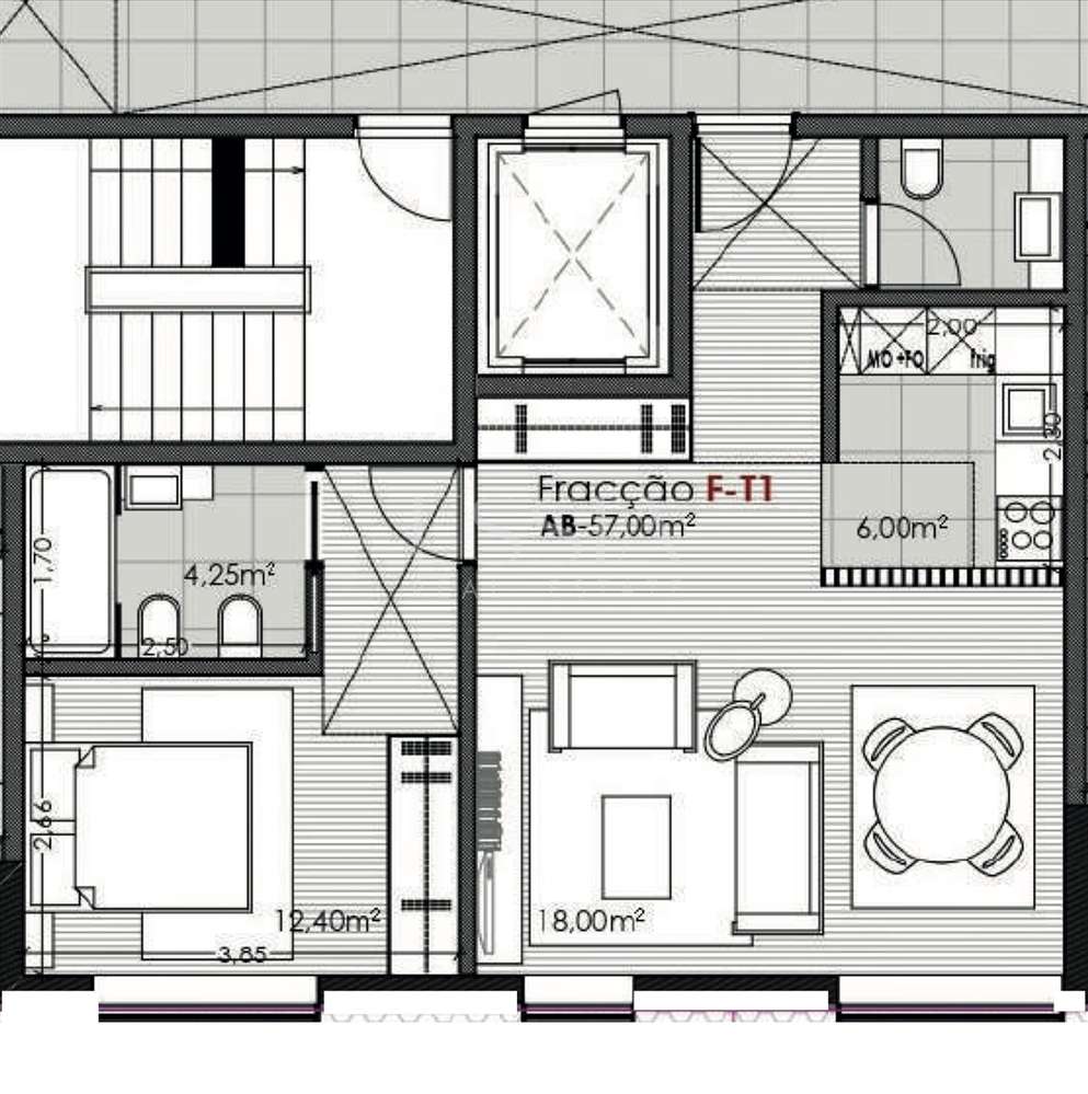 Apartamento T1 com Garagem no Candal, em Vila Nova de Gaia - Grande imagem: 4/11