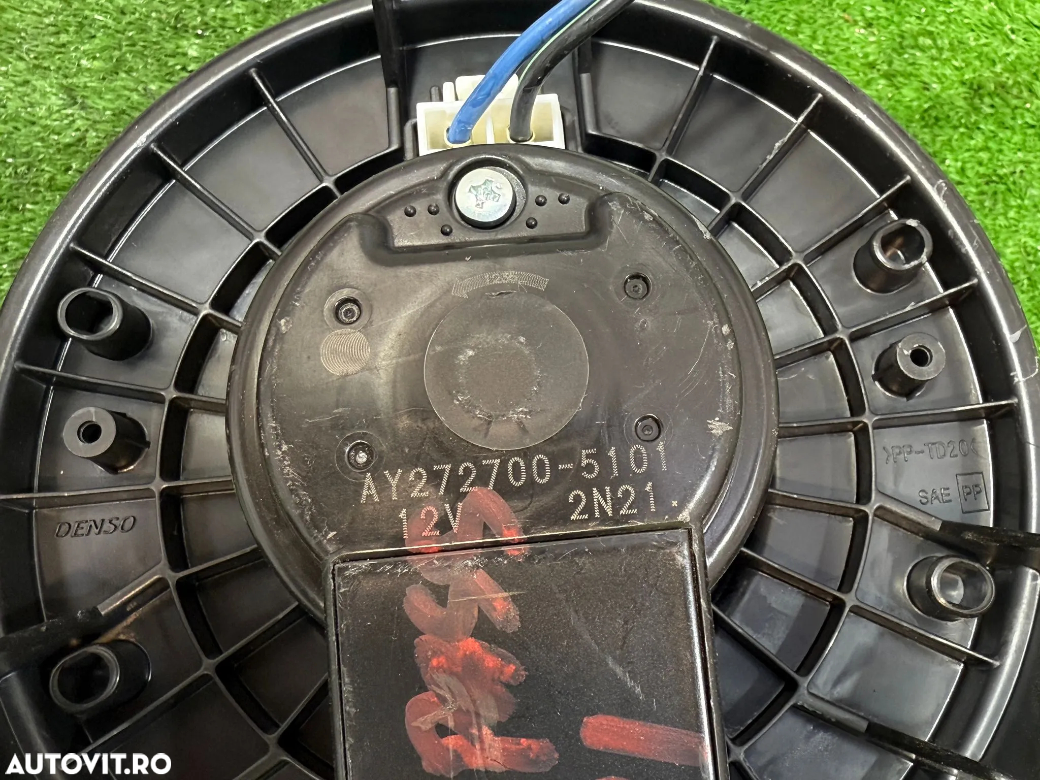 MOTORAS AEROTERMA VENTILATOR JEEP COMPASS 2.1 DIESEL 2011 2007-2017 / BMW 116I SERIA 1 F20 F21 2012 2011-2019 COD OEM AY27005101 T967354 927611201 - 6