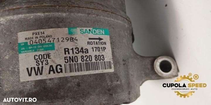 Compresor AC 2.0 TDI 5N0820803 Volkswagen VW Golf 6 [2008 - 2015] - 3