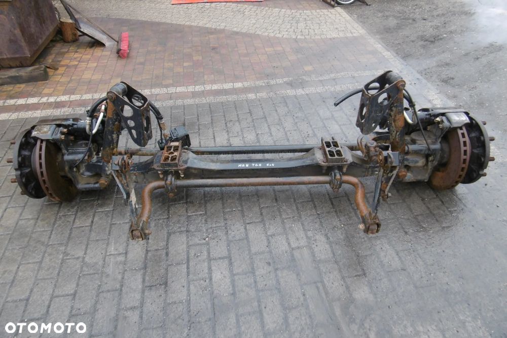 Belka Oś przód Man Tga Tgs 6x4 8x4 budowlana prosta - 3