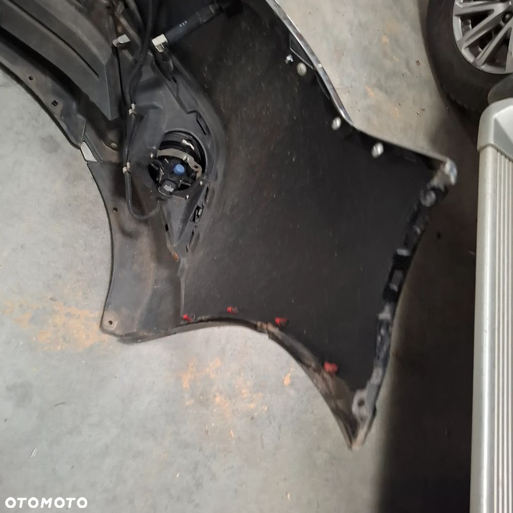 MITSUBISHI OUTLANDER III 3 15- LIFT ZDERZAK PRZÓD KOMPLETNY CHROMY x42 czarny w kolor demontaz - 17