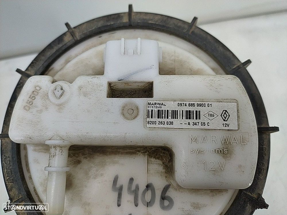 Bomba / Boia Deposito Combustivel Gasolina Renault Clio Iii (Br0/1, Cr - 4