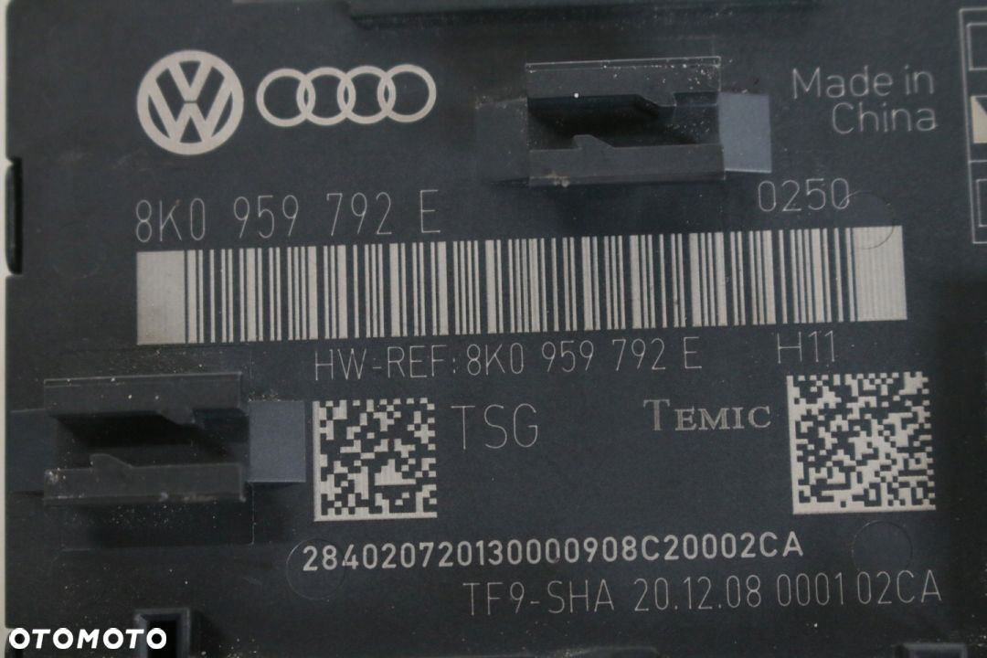 moduł drzwi Audi A4 B8 A5 8K0959792E - 3