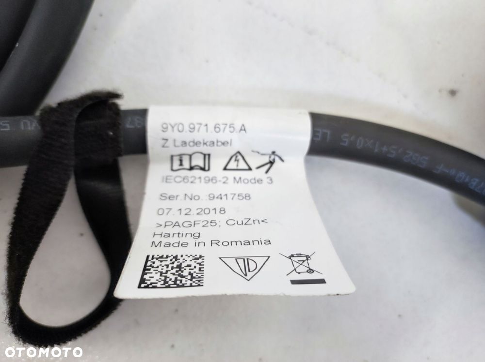 kabel przewód ładowania audi q8 e-tron etron - 6