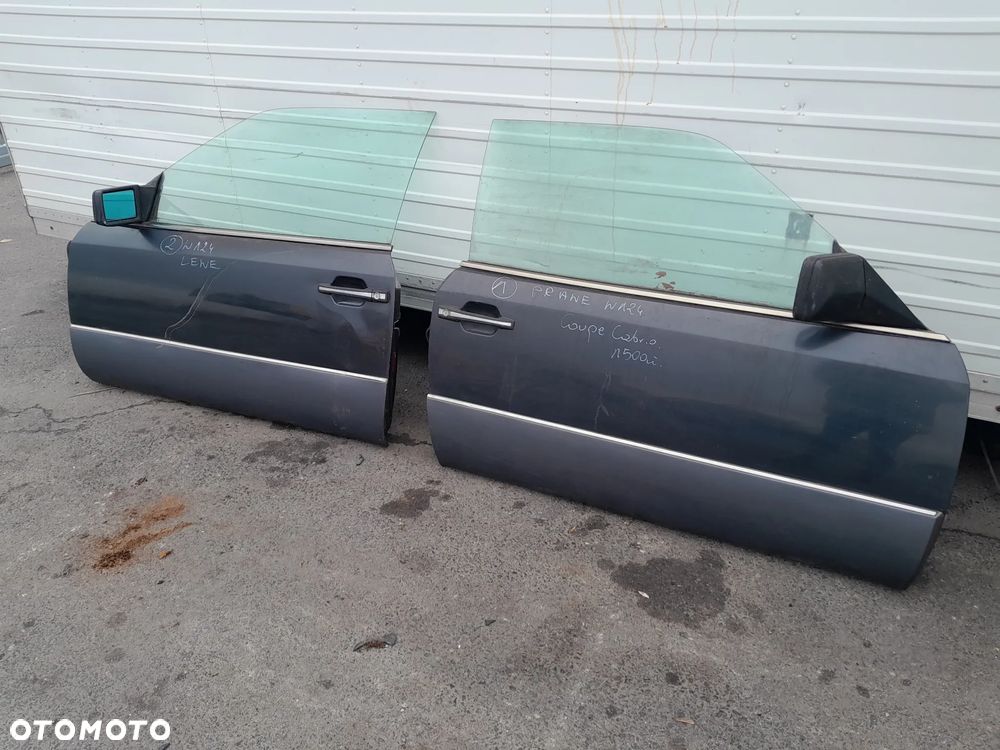 Drzwi lewe Mercedes w124 Coupe Cabrio !! Bez tapicerki !! - 5