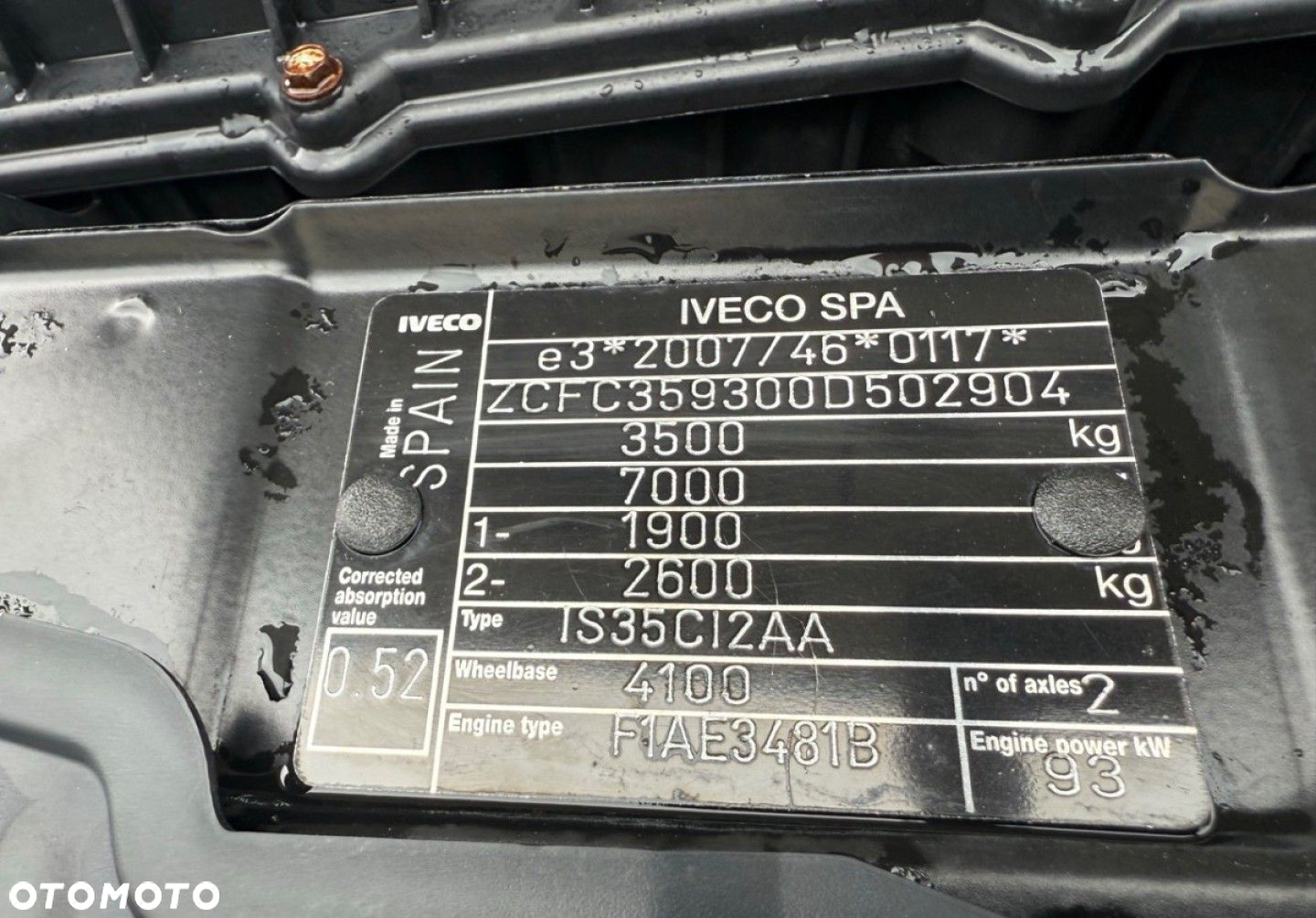 Iveco Daily 35c13 2.3 rama widelec - 13