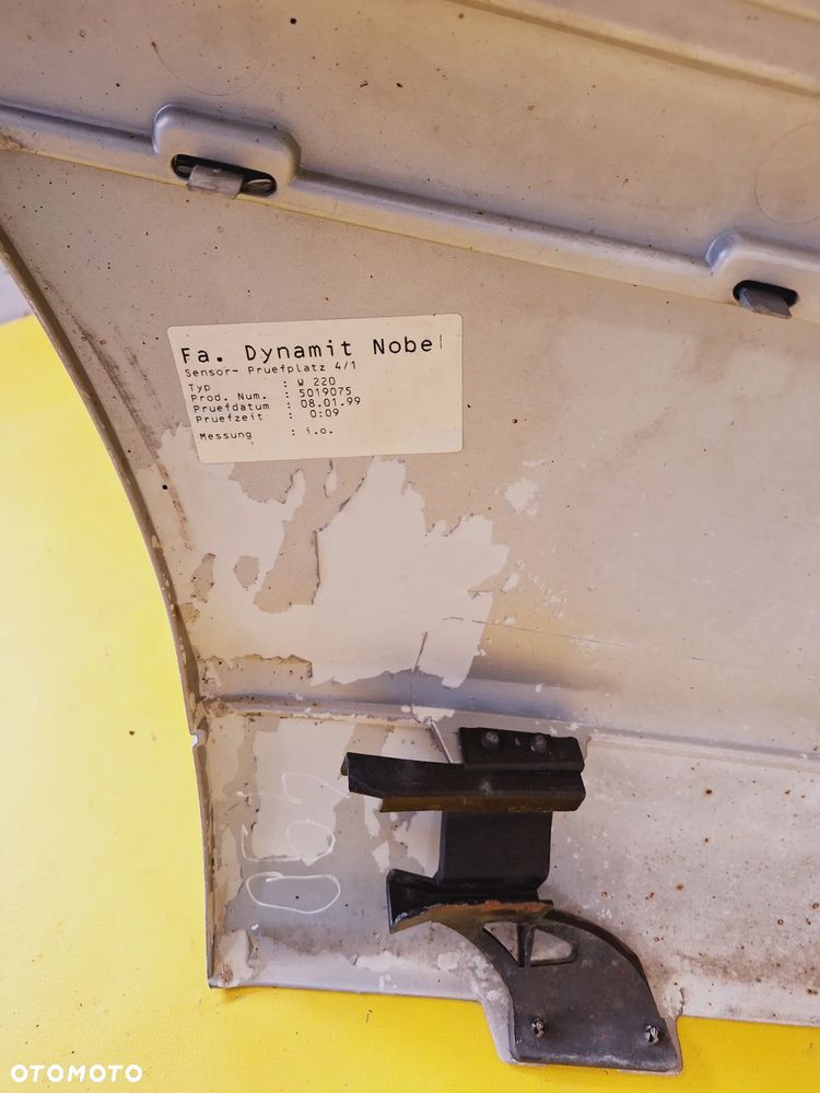 ZDERZAK TYŁ TYLNY MERCEDES W220 SEDAN 98-02 LAK: 347 NR490 - 21