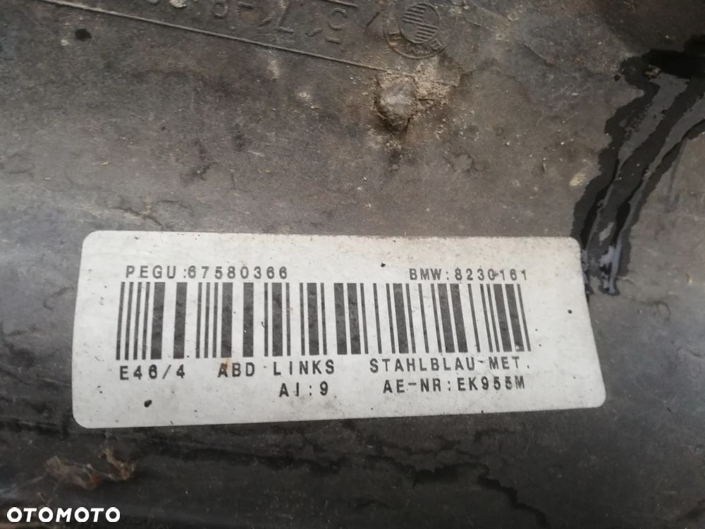 BMW E46 sedan przedlift listwa progowa lewa prawa StahlBlau - 5