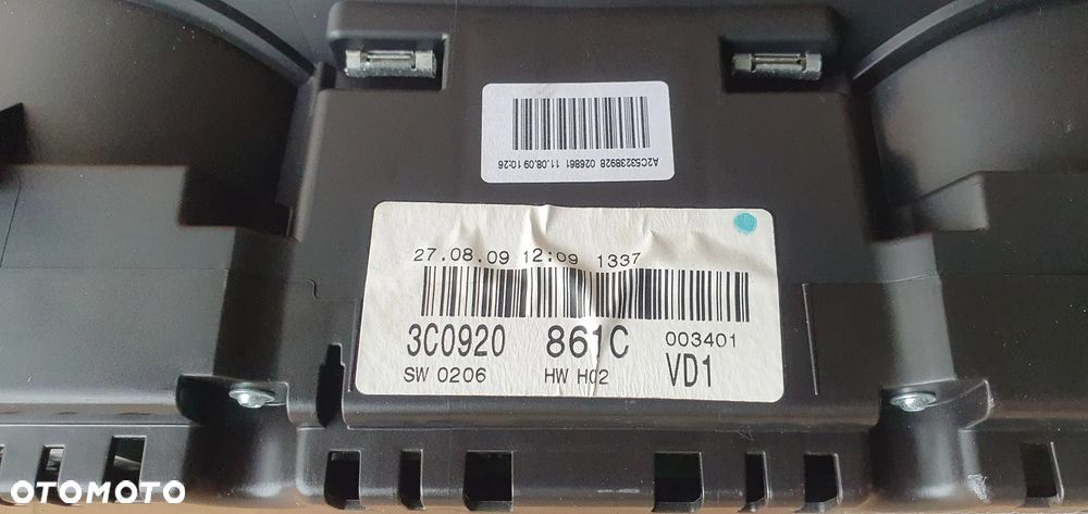 Licznik zegary oryginał VW Passat B6 2.0 TDI 3C0920861C - 9
