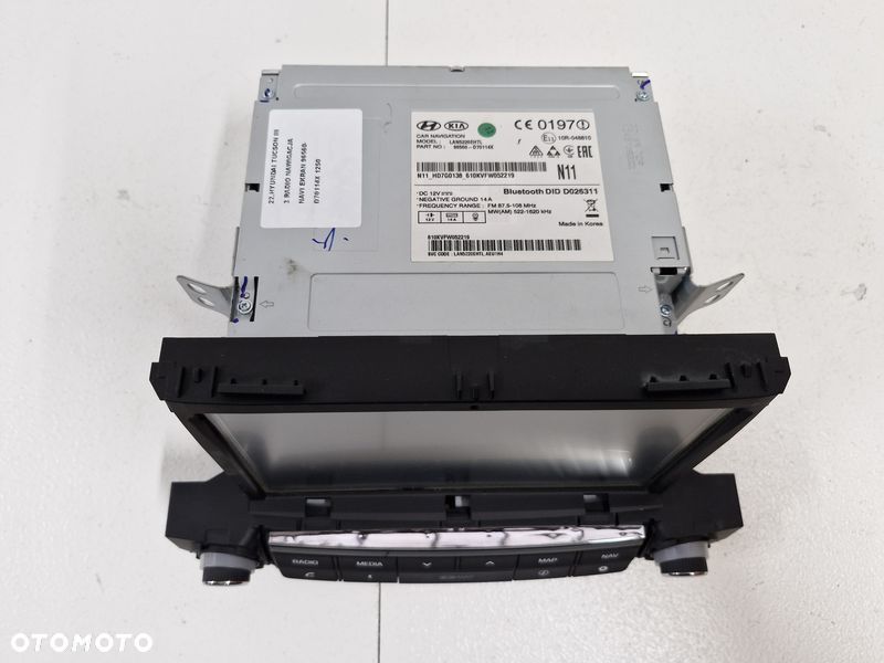 hyundai tucson iii 3 radio nawigacja navi ekran 96560-d70114x - 5