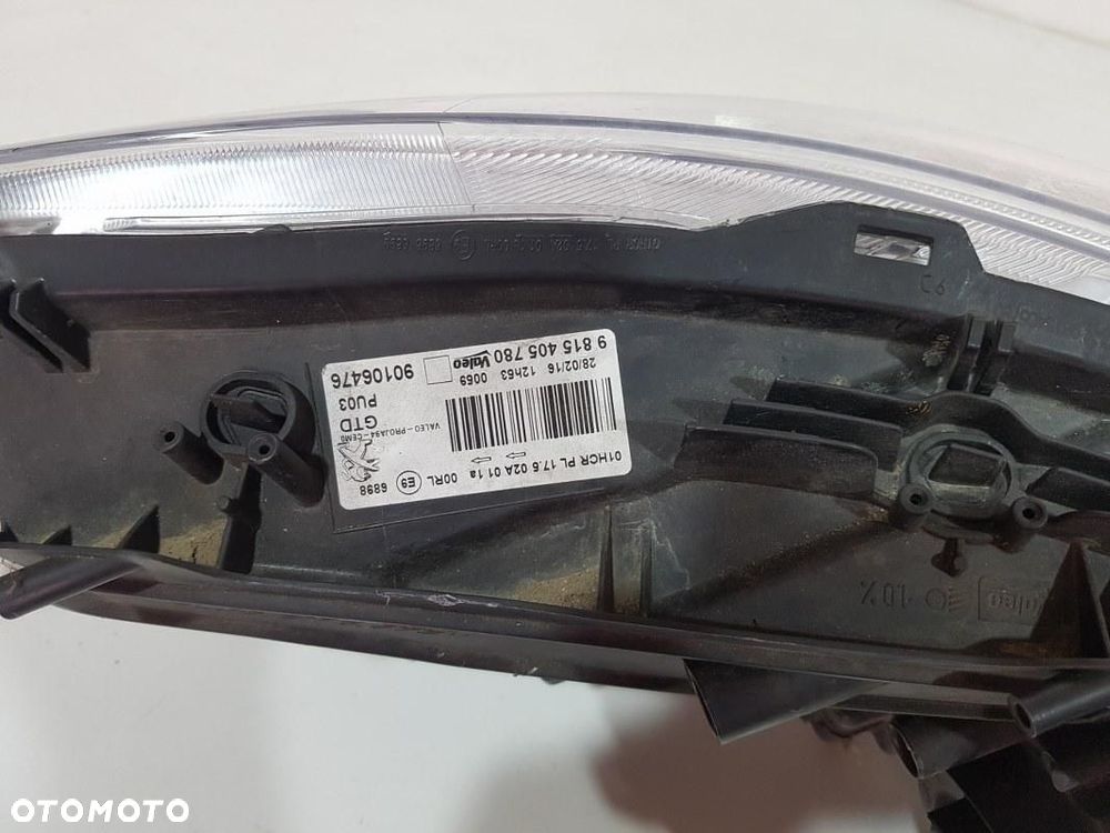 PEUGEOT 2008 I 1 LIFT LAMPA PRZÓD PRZEDNIA LEWA 9815405780 EUROPA ORYGINAŁ - 4