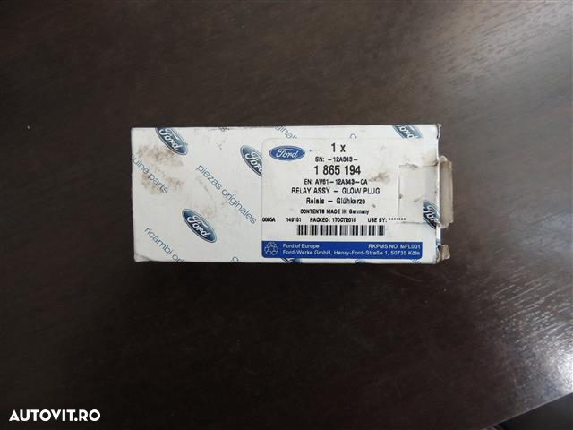 Releu bujii incandescente 1. 6TDCI cod 9809931580 Ford Grand C-Max, Transit Curier, Fiesta, B-Max, C-Max, Volvo V40, Citroen, Peugeot - 2