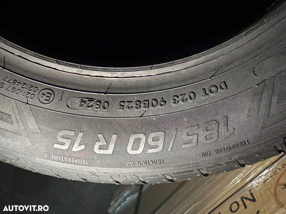 Vând 4 anvelope 185/60/15 vredestein de vară noi - 4