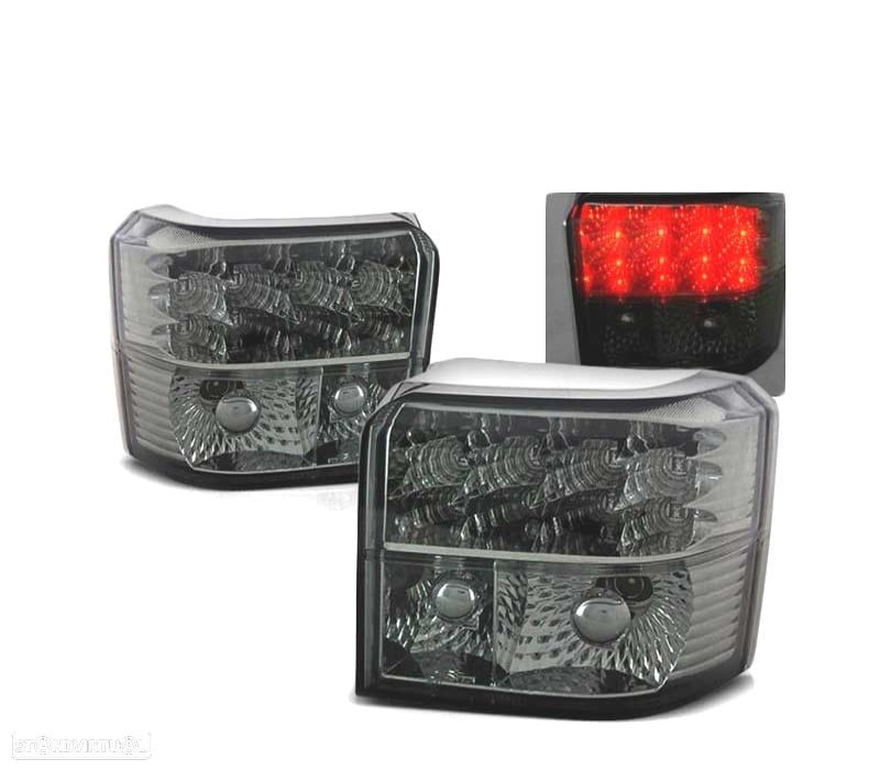 FAROLINS TRASEIROS LED PARA VOLKSWAGEN VW T4 90-03 SMOKED FUMADOS ESCURECIDOS - 1