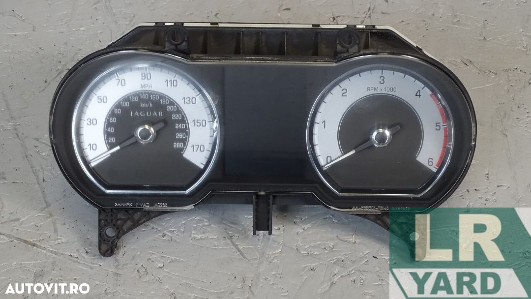 Ceasuri bord in kilometri / kilometraj / Jaguar XF 2.7 TDV6 / dezmembrari piese / dezmembrez Jaguar - 1