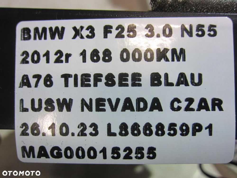 BMW X3 F25 GŁOŚNIK TOP HIFI LOGIC 7 SŁUPKA D LEWY 9213759 65139213759 - 6