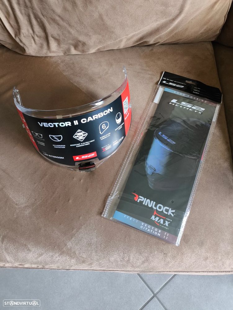 Capacete LS2 carbono - 1