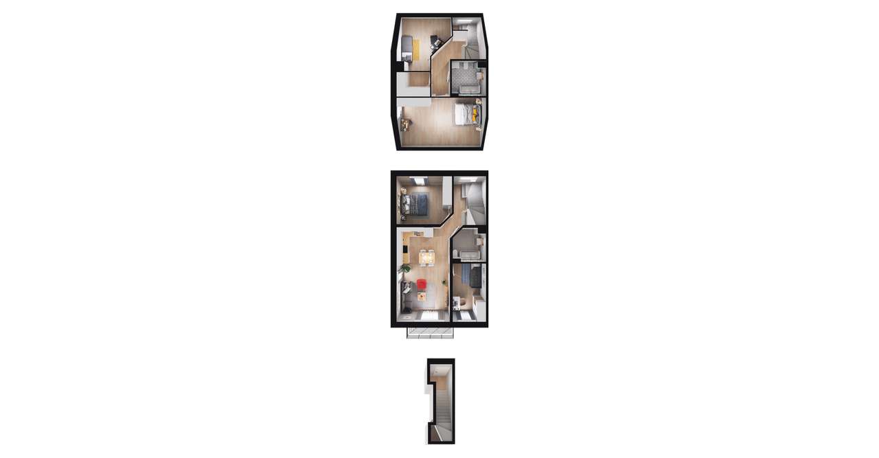 5-pokojowe mieszkanie 92m2 + balkon Bez Prowizji - Pełny obrazek: 3/7