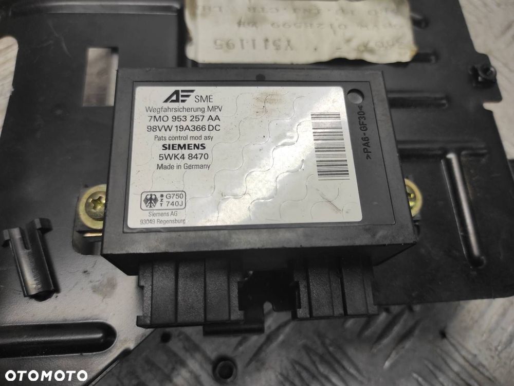 ZESTAW STARTOWY SEAT ALHAMBRA MK1 1.9 TDI 012E599 - 6