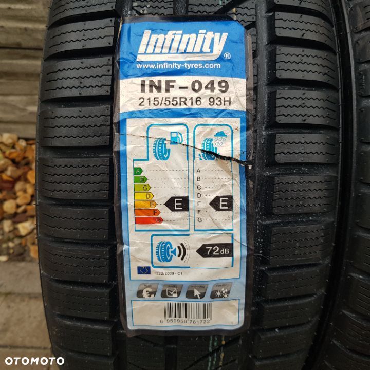 4x 215/55R16 Infinity Inf 049 Komplet opon zimowych Poznań - 2