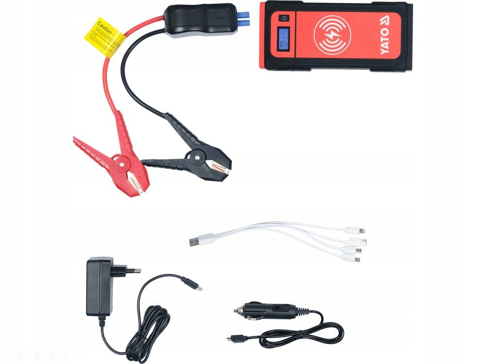 YATO URZĄDZENIE ROZRUCHOWE POWERBANK 16000mAh ŁADOWANIE INDUKCYJNE YT-83085 - 9