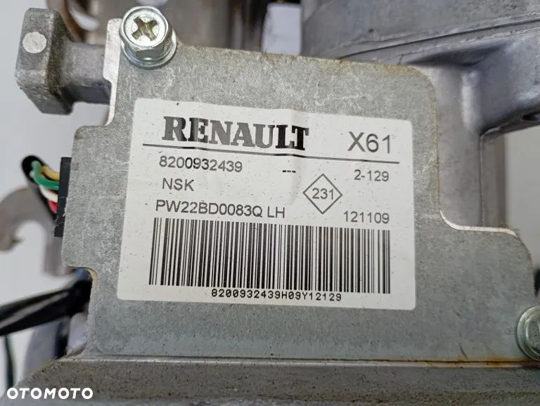 Wspomaganie Elektryczne Stacyjka Kolumna Kierownicza 8200932439 Renault Kangoo II III Citan W415 - 5