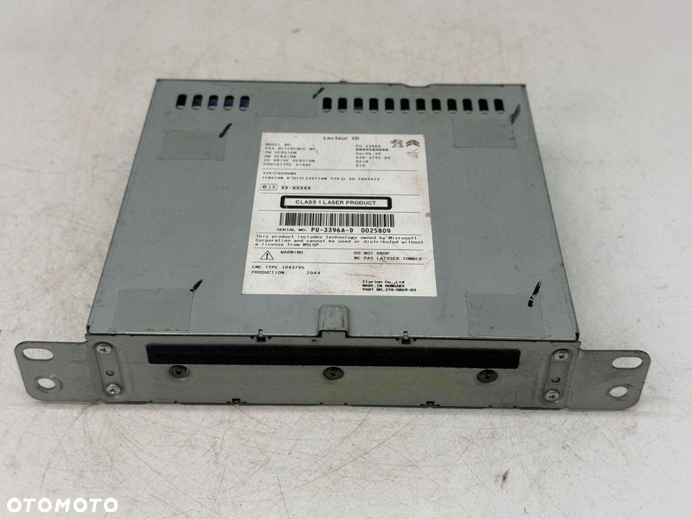stacja multimedialna radio peugeot 308 9805593680 - 2