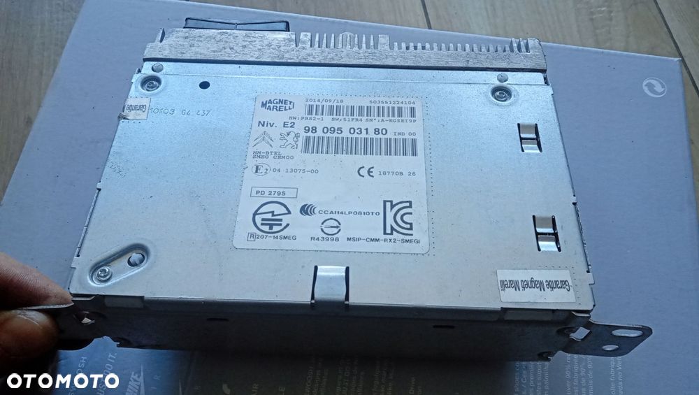 radio peugeot 208 2008 9809503180 - 2