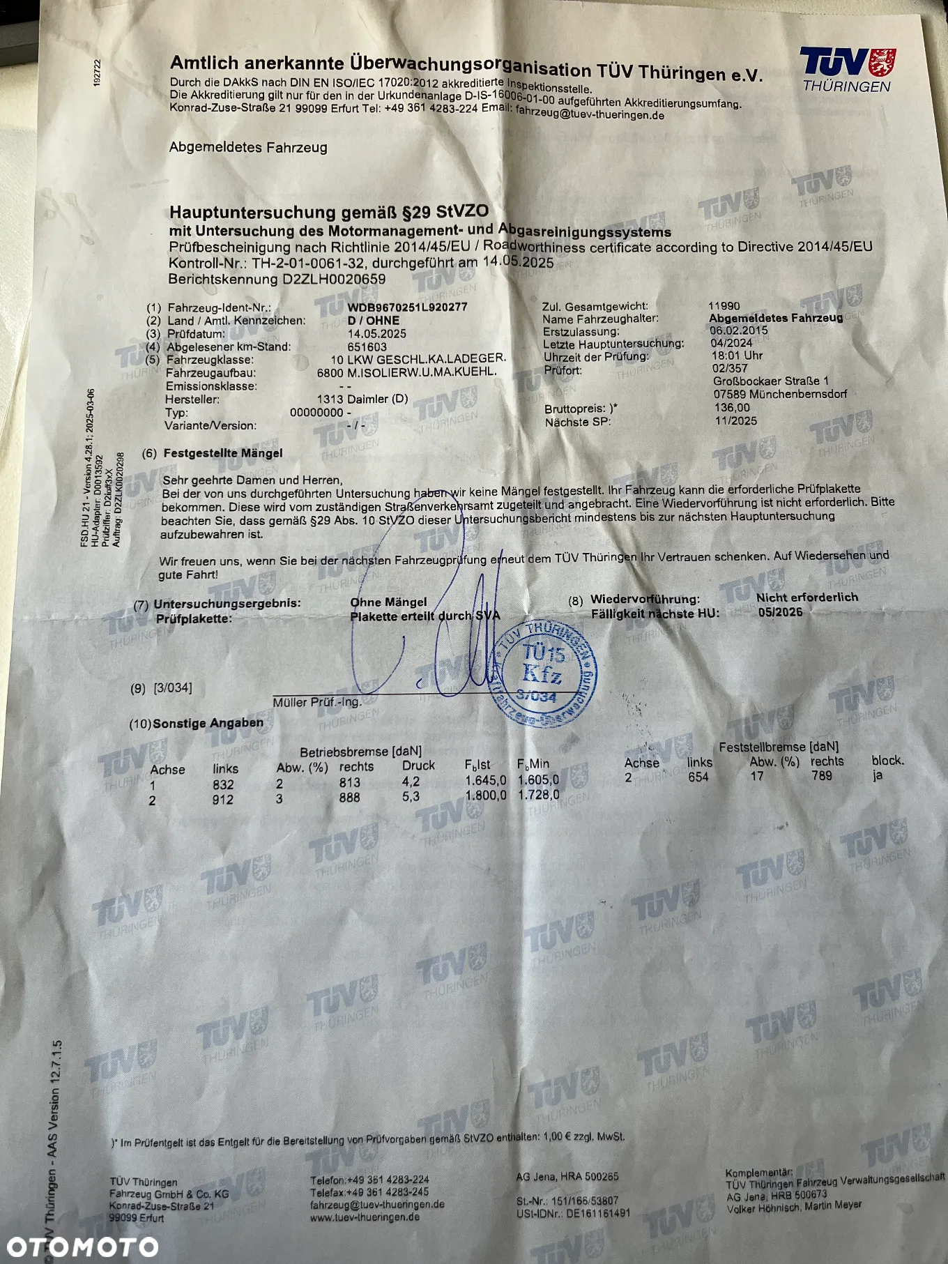 Mercedes-Benz 1224, ThermoKing -20', Klima, Winda, Z Niemiec, Serwisowany - 24