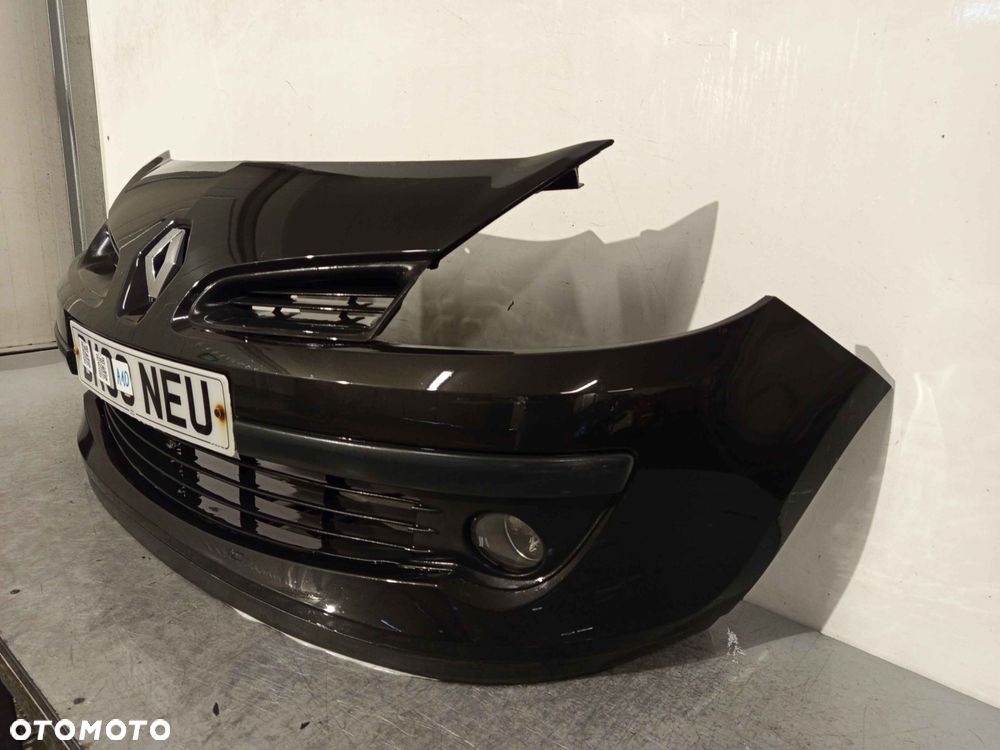 + ZDERZAK PRZÓD PRZEDNI RENAULT CLIO 3 III 185 NV676 CZARNY HALOGENY - 3
