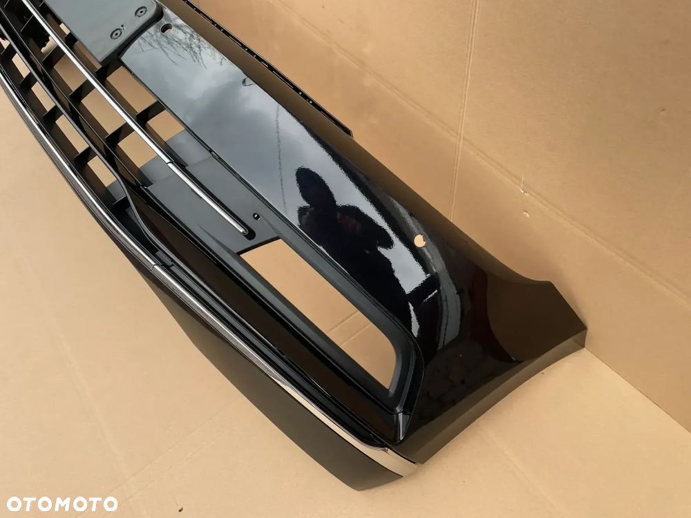 vw passat b8 przód przedni zderzak highline chrom LC9X czarny w kolor BEZ MALOWANIA ori - 3