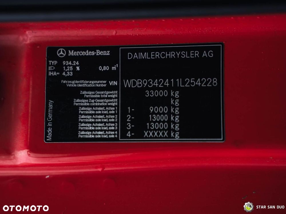 Mercedes-Benz ACTROS 2648 6x4 PALFINGER PK 29002 Fly JIB Euro 5 Wciągarka HDS Żuraw - 24