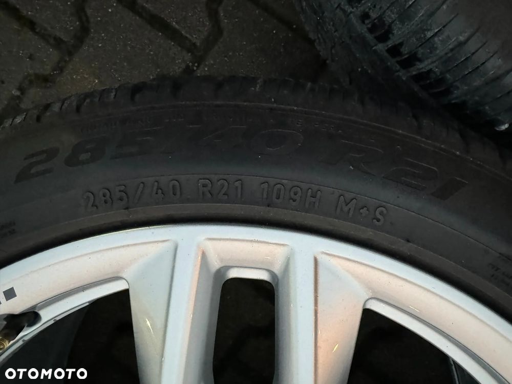 Audi Q7 Q8 4M felgi koła oryginał 21" 4M0601025AJ ET31 opony Pirelli 285 40 21 - 10