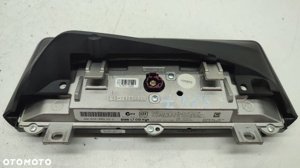 WYŚWIETLACZ RADIA NAWIGACJI 9281685 BMW F20 2012 - 3