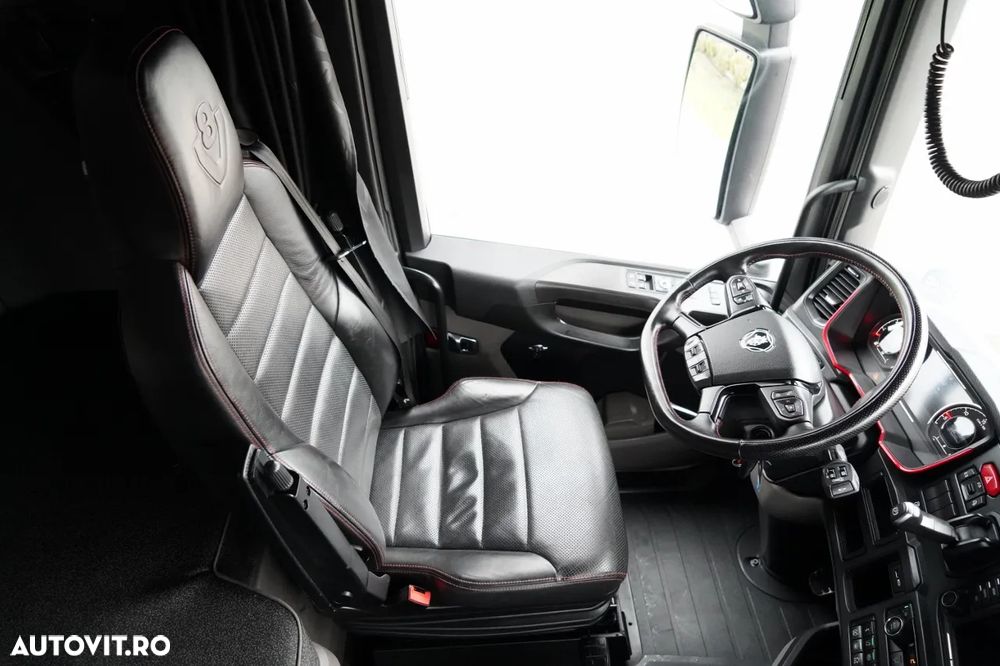 Scania S 530 / V8 / RETARDER / I-PARK COOL / PLATĂ JOSĂ / PIELE / - 28