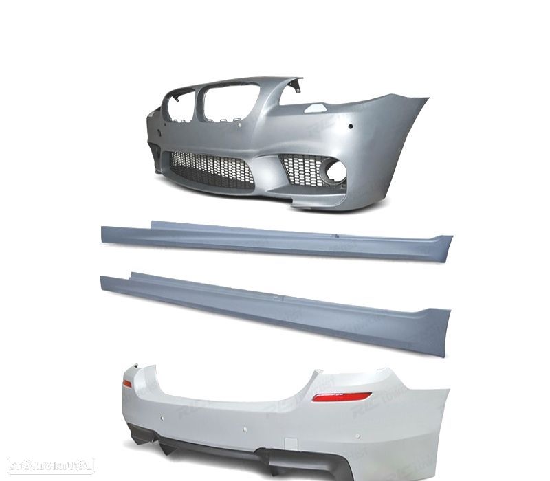 KIT CARROÇARIA BMW F10 10-13 COM PDC + LAVA-FARÓIS LOOK M5 - 2