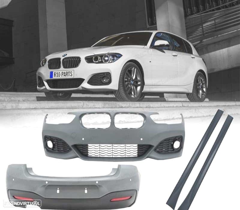 KIT CARROÇARIA BMW F20 LCI 15-19 LOOK M PDC - 1