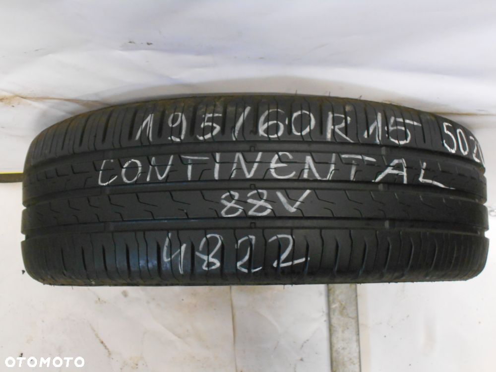 OPONA POJEDYNKA 195/60R15 CONTINENTAL ECOCONTACT 6 DOT 4822 6.6MM - 1