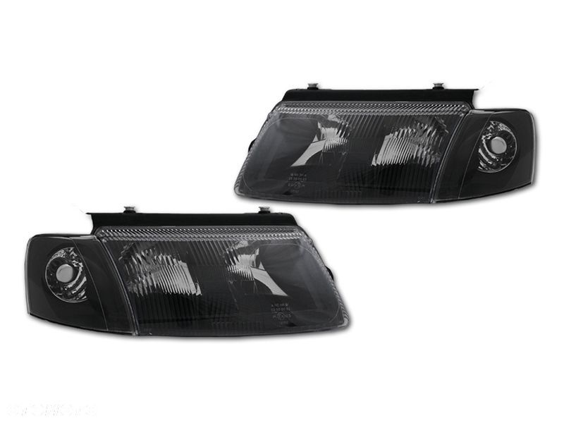 REFLEKTOR LAMPA KPL VW PASSAT B5 3B0 H4 H7 BLACK - 1