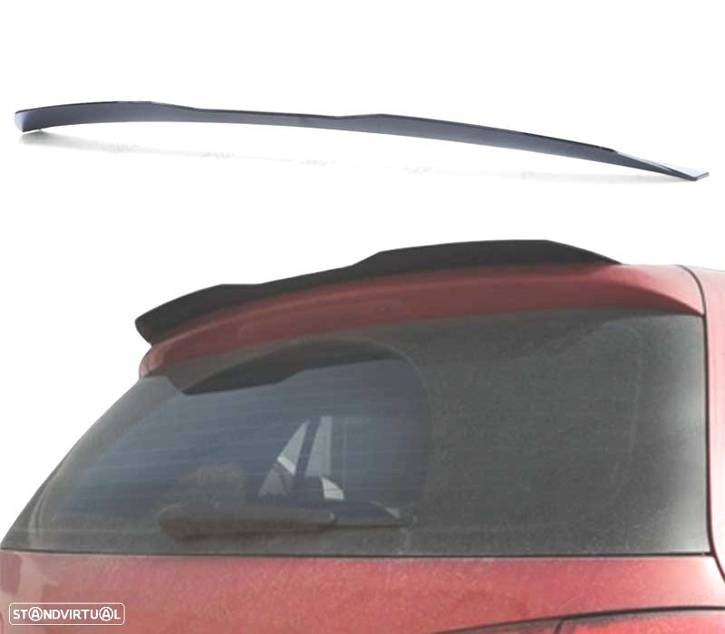 AILERON SPOILER TRASEIRO VOLKSWAGEN VW GOLF 7 GTI GTD R 12-17 PRETO BRILHANTE - 6