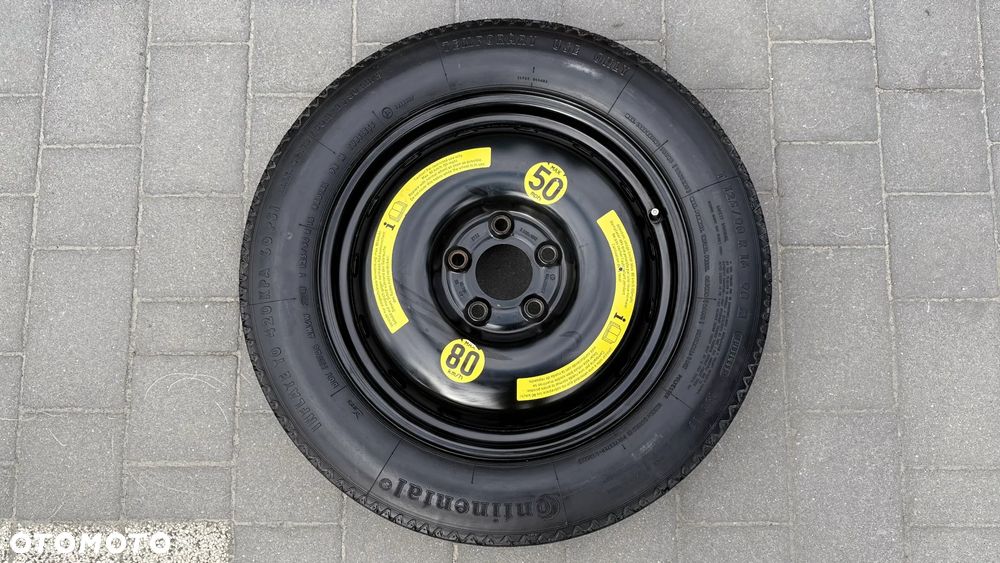 Koło dojazdowe r16 5x112 125/90 Mercedes et32 3.5J dojazdówka felga w212 w169 w245 zapas - 1