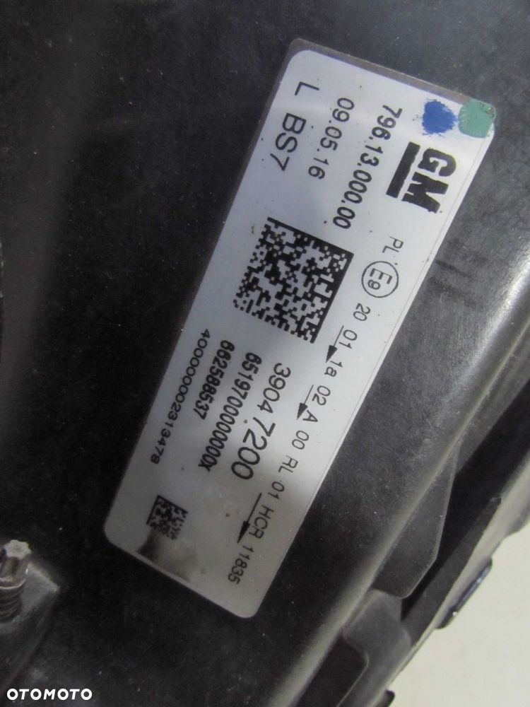 OPEL ASTRA V K 15- LAMPA PRZOD LEWA LED 7961300000 39047200 - 11