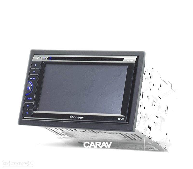 MOLDURA ADAPTADOR PRETO PARA RADIO 2-DIN PARA MERCEDESVW SKODA SEAT VOLVO - 5
