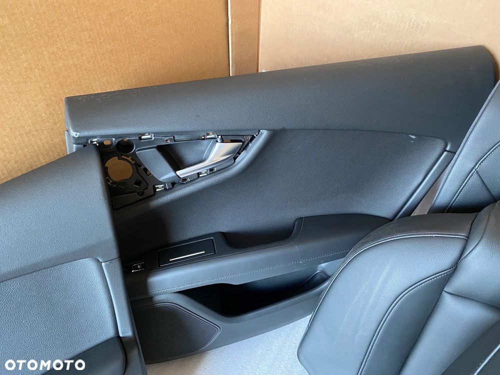 Audi A7 4G lift Fotel fotele komplet kanapa boczki tunel skóra grzane 38km - 8